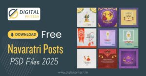 Download Free Navratri PSD Files 2025 | Digital Pritesh