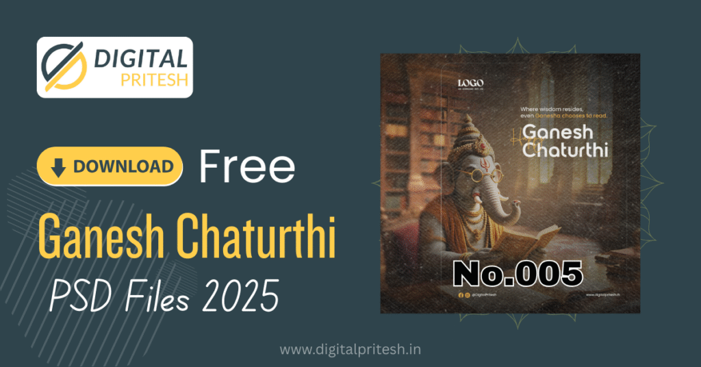Ganesh Chaturthi PSD Files 005 | Digital Pritesh