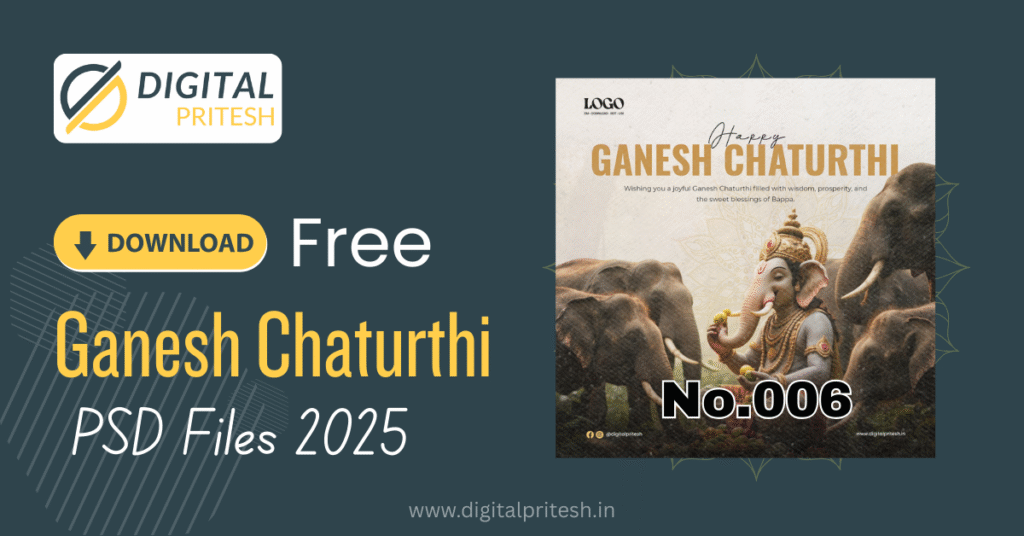 Ganesh Chaturthi PSD Files 006 | Digital Pritesh