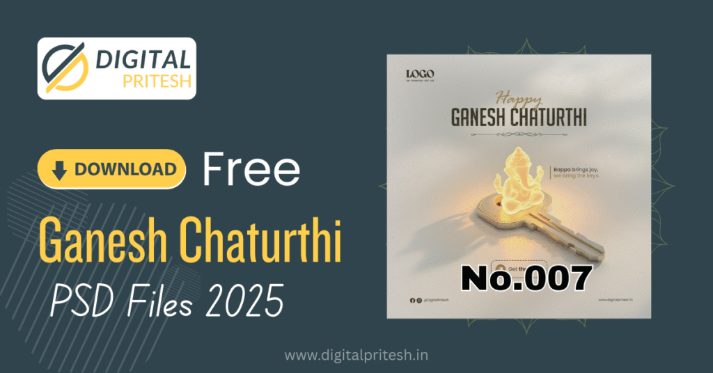 Ganesh Chaturthi PSD Files 007 | Digital Pritesh