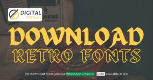 Free Retro Fonts by Digital Pritesh