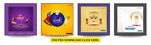 44 Premium Navratri PSD Files | Social Media Pack & Banner Templates 3 Navratri 03 | Digital Pritesh
