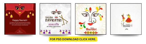 44 Premium Navratri PSD Files | Social Media Pack & Banner Templates 5 Navratri 05 | Digital Pritesh