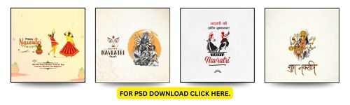 44 Premium Navratri PSD Files | Social Media Pack & Banner Templates 7 Navratri 07 | Digital Pritesh